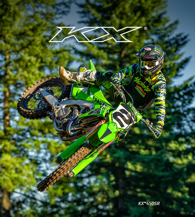 Kawasaki KX Lineup Motocross Cross Country Motorcycles