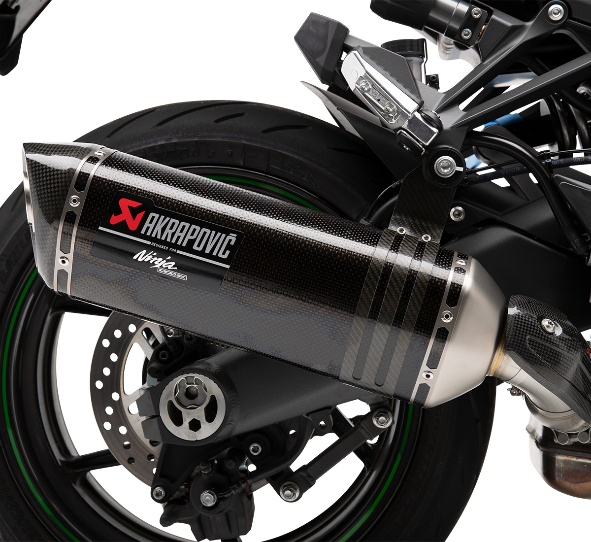 Ninja® 1000 SX Ninja® 1000 SX Akrapovic Slip-On Exhaust | Kawasaki 
