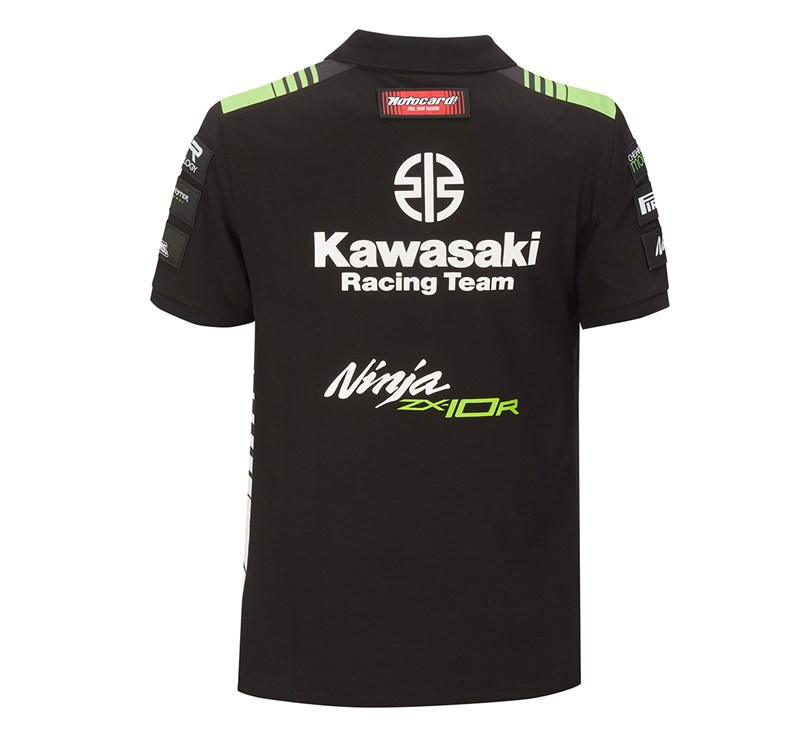 WorldSBK Monster Energy Replica Polo detail photo 2