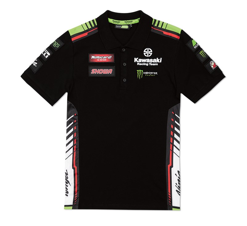 WorldSBK Monster Energy Replica Polo detail photo 6