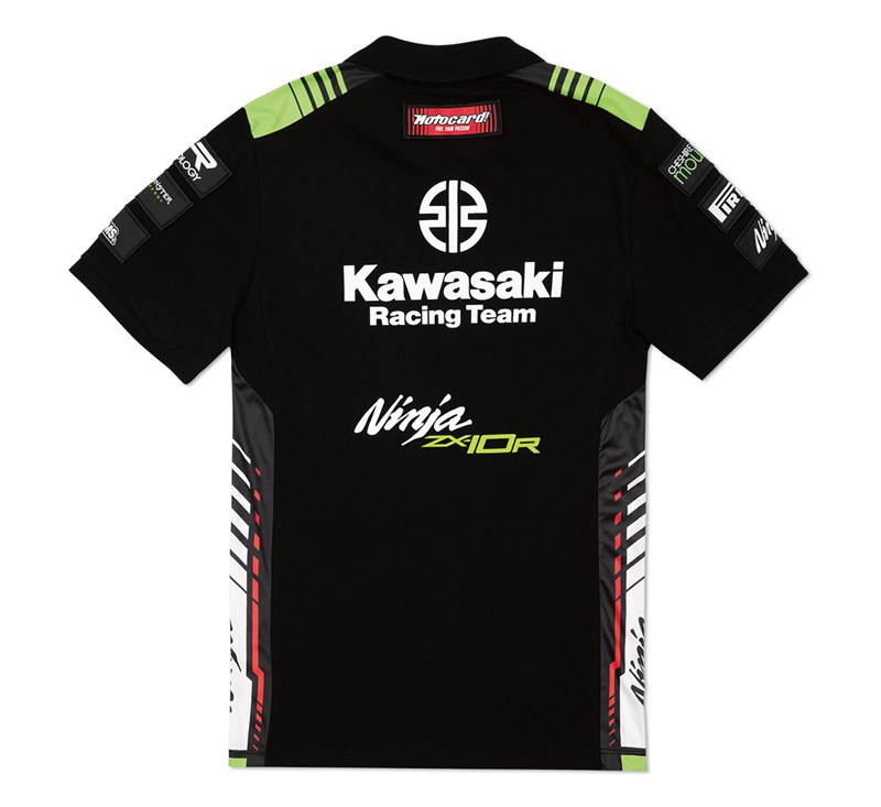 WorldSBK Monster Energy Replica Polo detail photo 7