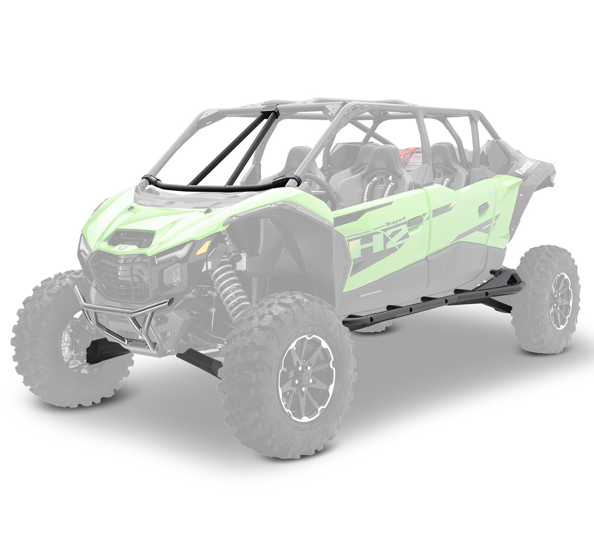 TERYX® 4/5 H2 Protection Package - Brushed Aluminum Bumpers