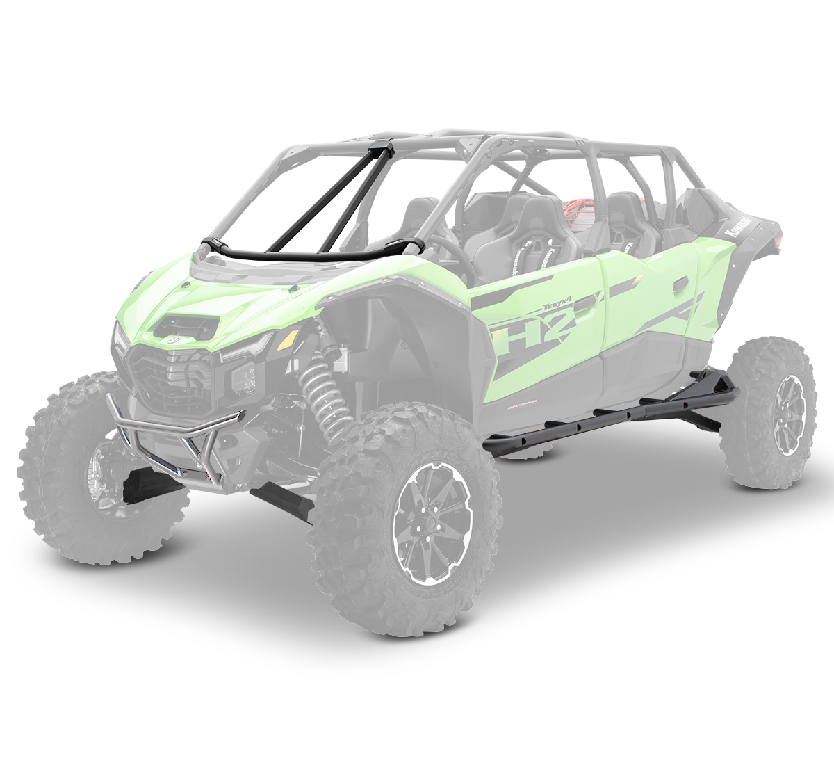 Protection Package, Brushed Aluminum Bumpers - TERYX4/5 H2