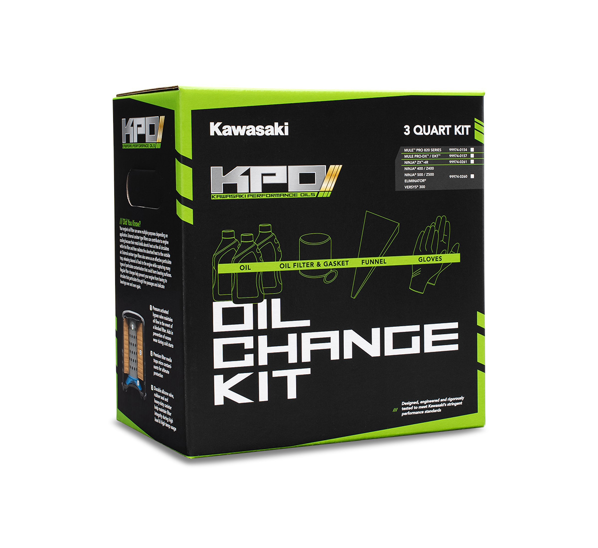 KPO HPR Oil Change Kit Full Synthetic - NINJA® ZX-4R