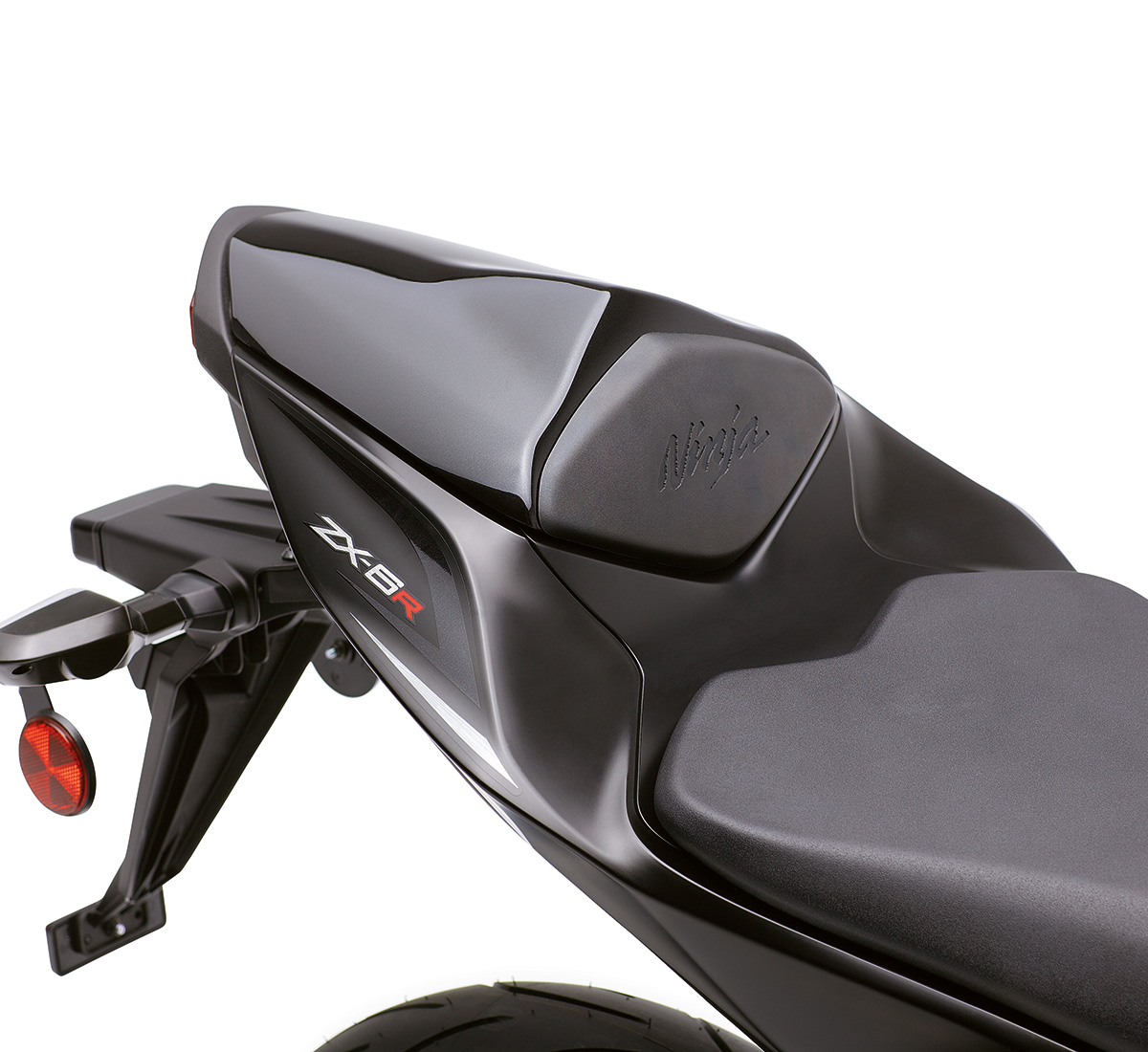 NINJA® ZX™-6R Seat Cowl, Metallic Spark Black/660 | Kawasaki 