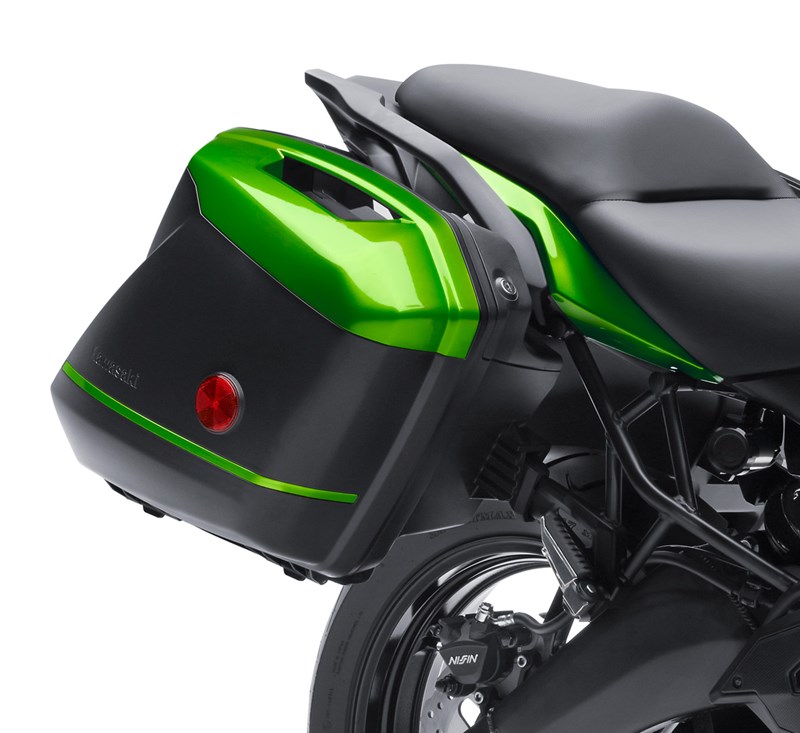 Ninja® 1000 SX KQR™ 28 Liter Hard Saddlebag Set | Kawasaki Motors Corp.,  U.S.A.