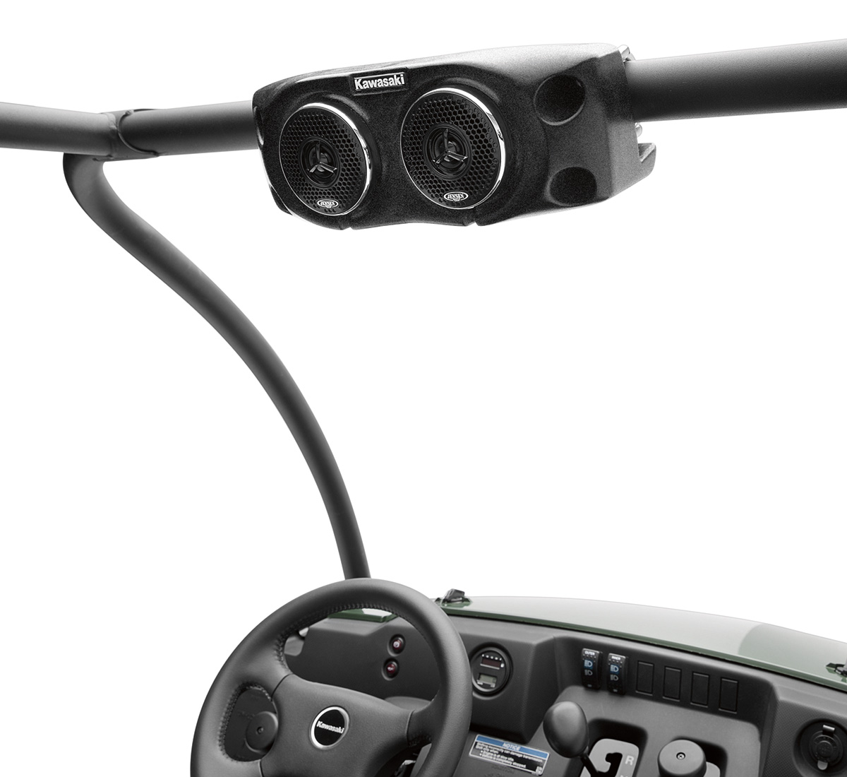 stereo for kawasaki mule