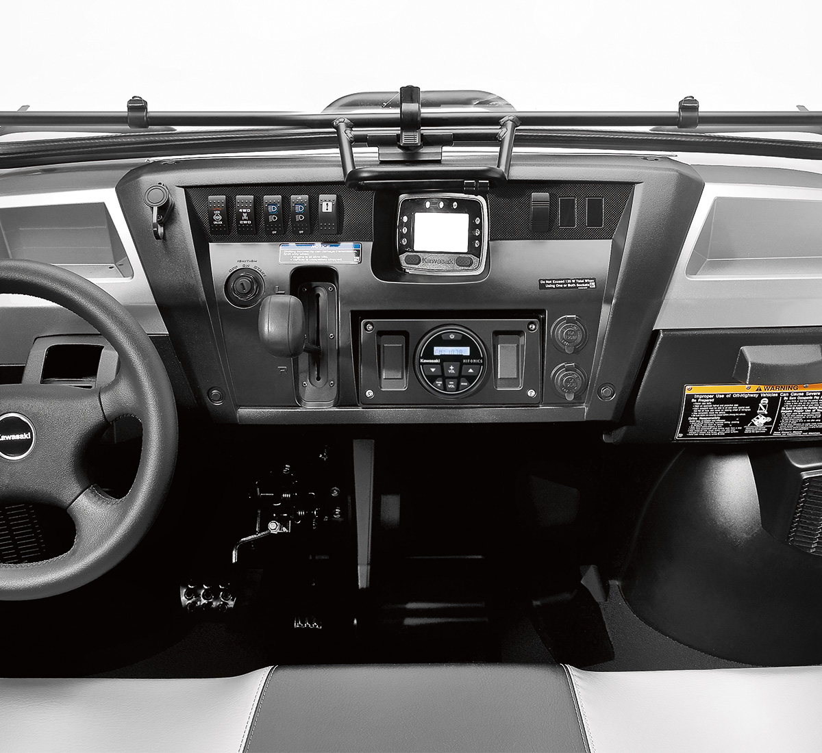 stereo for kawasaki mule