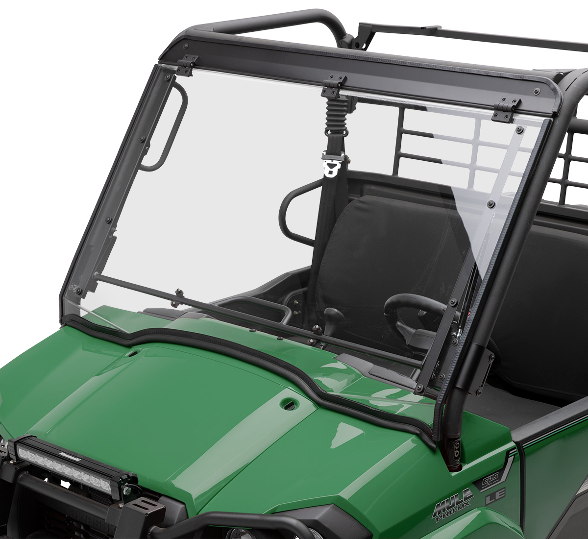 MULE PRO-MX™ KQR™ Flip-Up Windshield, Polycarbonate | Kawasaki 