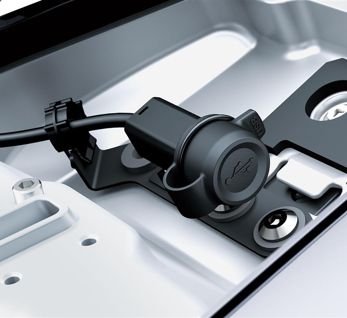 Ninja® ZX™-4R ABS USB Socket Kit | Kawasaki Motors Corp., U.S.A.