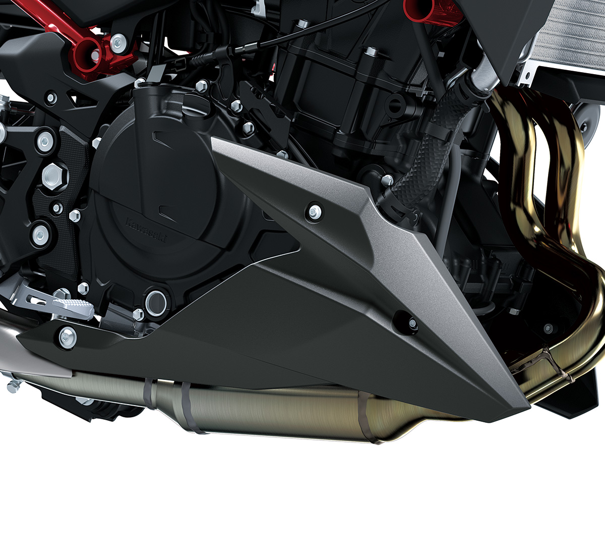 Lower Cowling, Metallic Matte Graphite Gray/68P