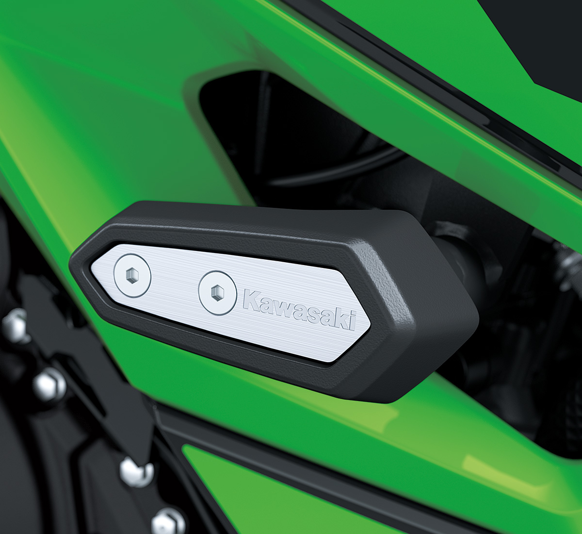 Ninja® 500 SE 40th Anniversary Edition Frame Slider Set | Kawasaki 