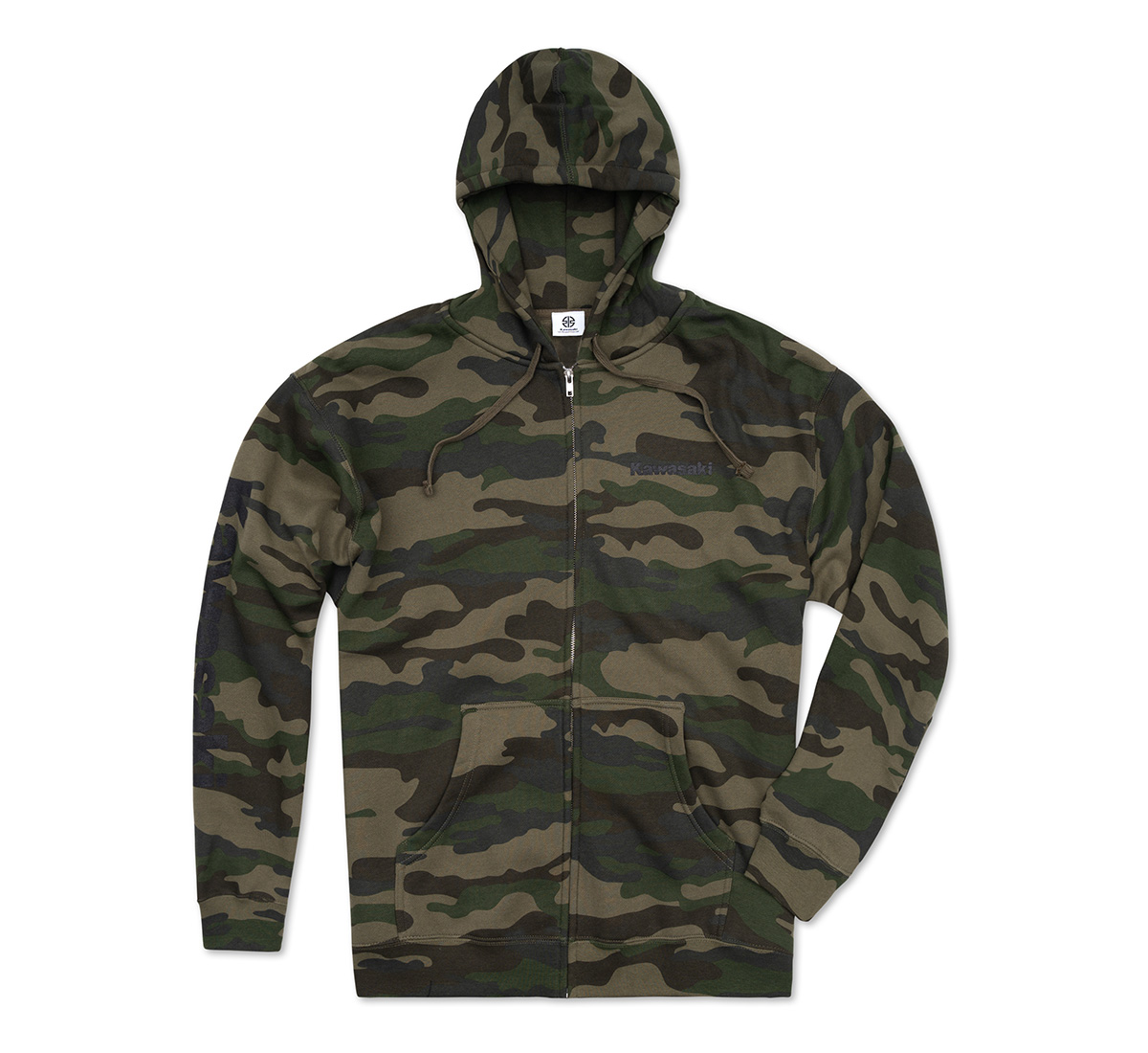 Kawasaki Camo Zip Up Sweatshirt