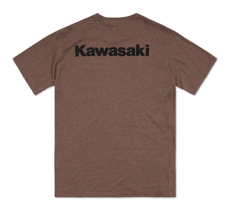 Kawasaki Brown Heather T-Shirt detail photo 2