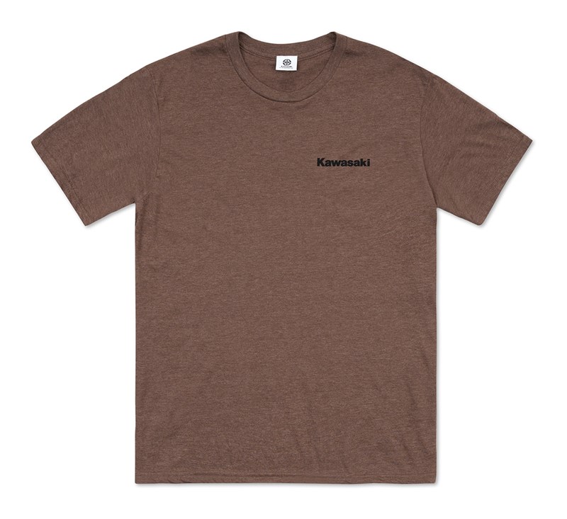 Kawasaki Brown Heather T-Shirt detail photo 1