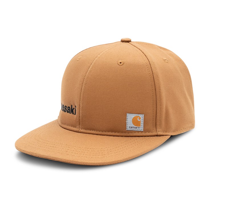 Kawasaki Carhartt® Brown Cap detail photo 3