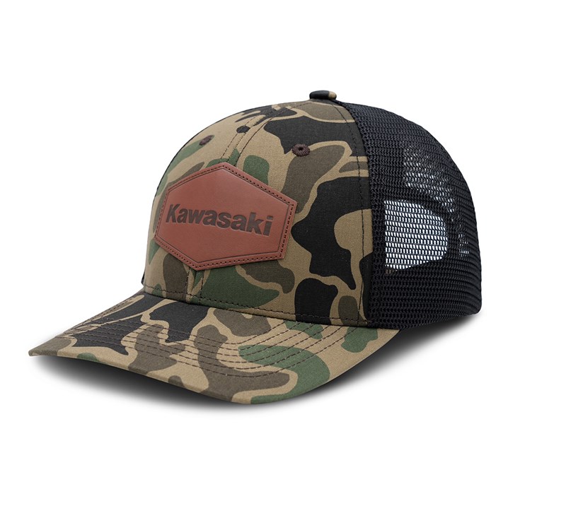 Kawasaki Forest Camo Hat detail photo 1