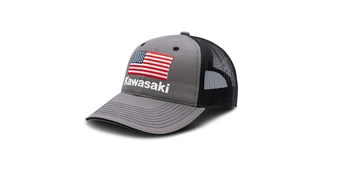 Kawasaki Curved Bill Flag Cap