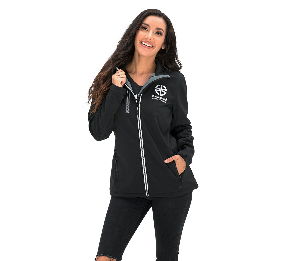 Women's Kawasaki River Mark Softshell Jacket
