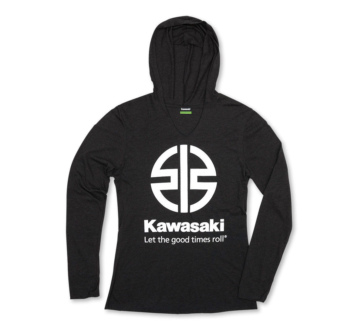 Women's Kawasaki River Mark Long Sleeve Hoody Tee