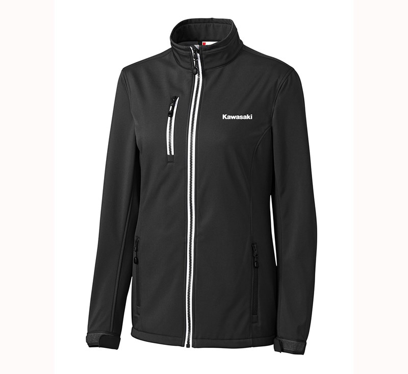 Kawasaki Women's Softshell Jacket detail photo 2