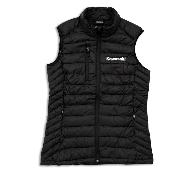 Kawasaki Women's Puffer Vest detail photo 1