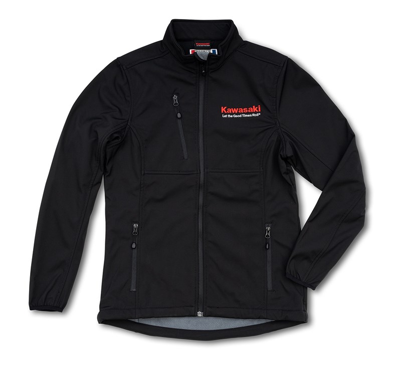 Kawasaki Let The Good Times Roll® Women's Soft Shell Jacket detail photo 1