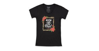 Kawasaki Women's Kick Up The Dust V-Neck Tee