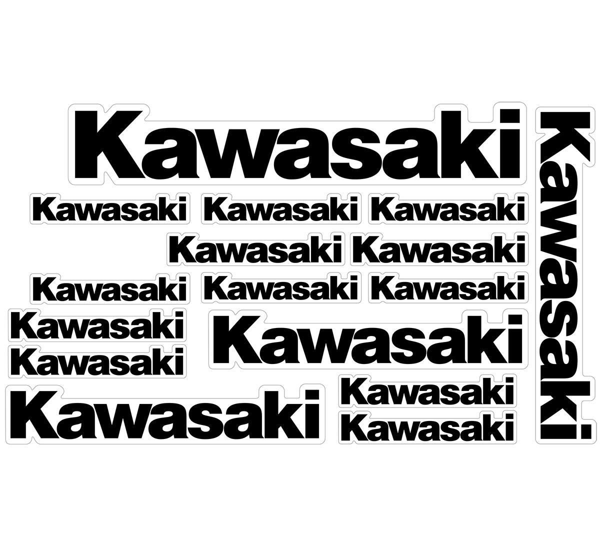 Kawasaki VULCAN-500 stickers set - MXG.ONE - Best moto decals