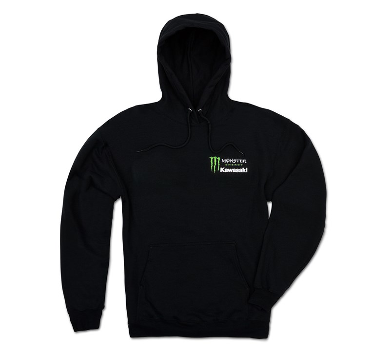 Monster Energy Kawasaki Pullover Hooded Sweatshirt detail photo 1