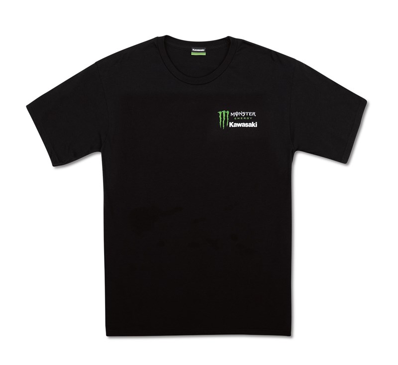 Monster Energy Kawasaki T-shirt detail photo 1