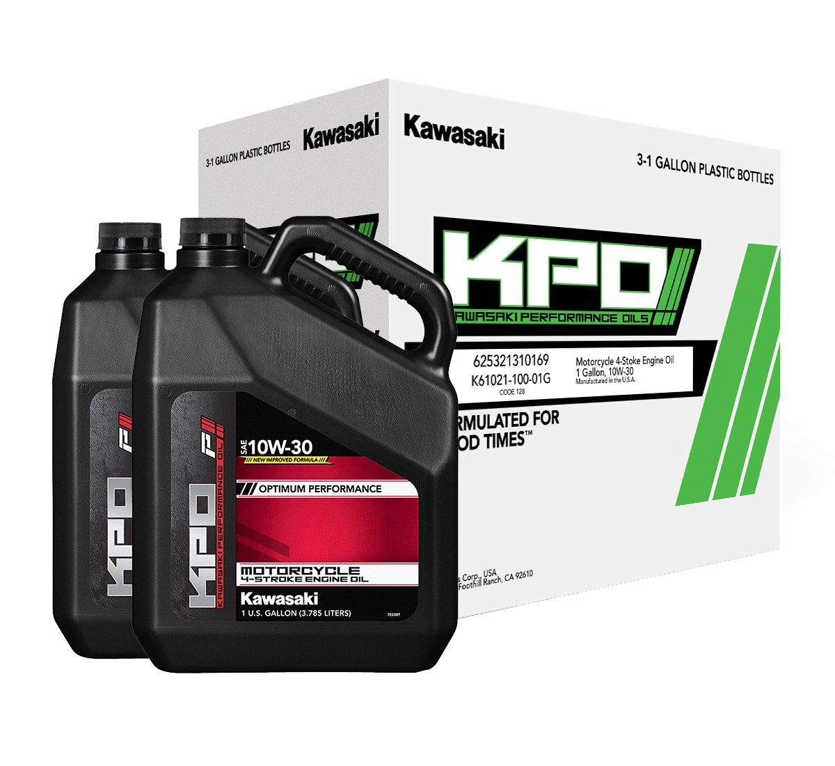 KPO Conventional 4-Stroke Engine Oil, Gallon, 10W-30
