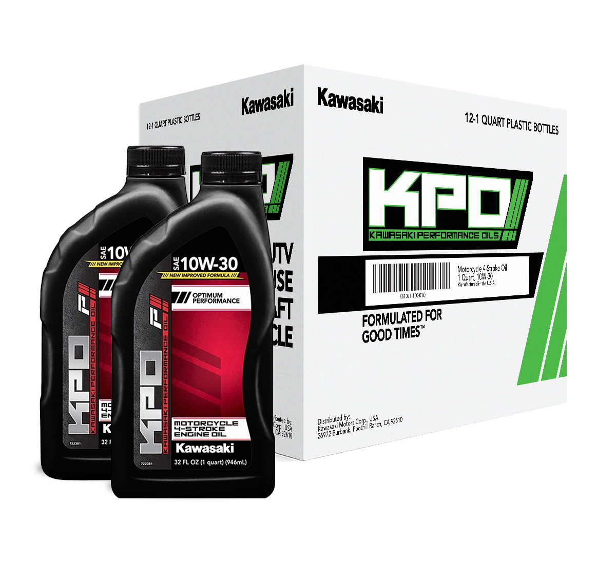 KPO Conventional 4-Stroke Engine Oil, Quart, 10W-30