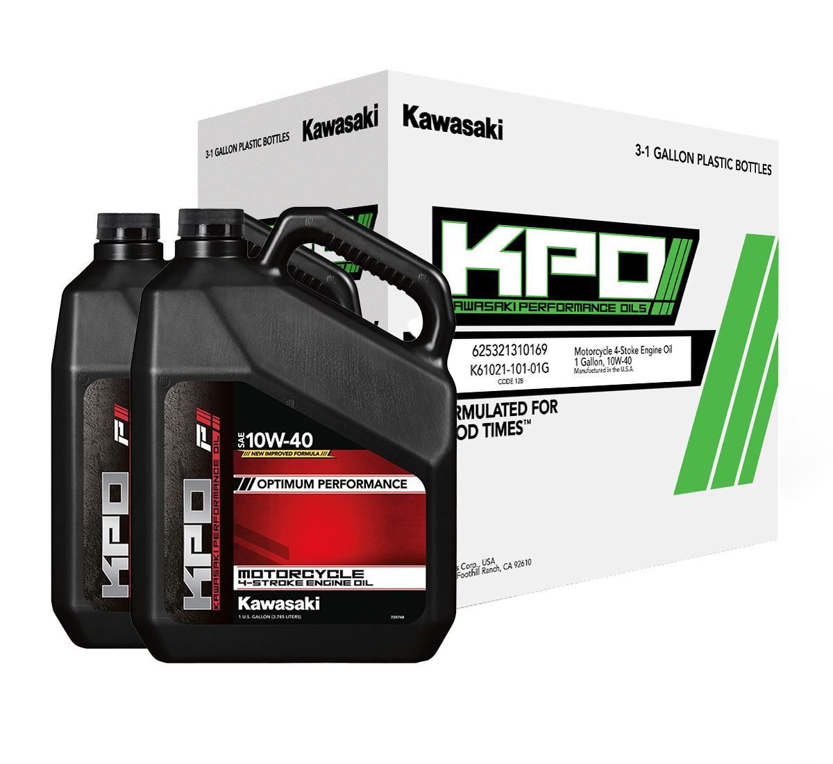 KPO Conventional 4-Stroke Engine Oil, Gallon, 10W-40