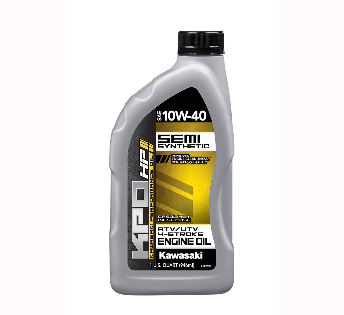 KPO UTV & ATV Semi-Synthetic 4-Stroke Engine Oil, Quart, 10W-40
