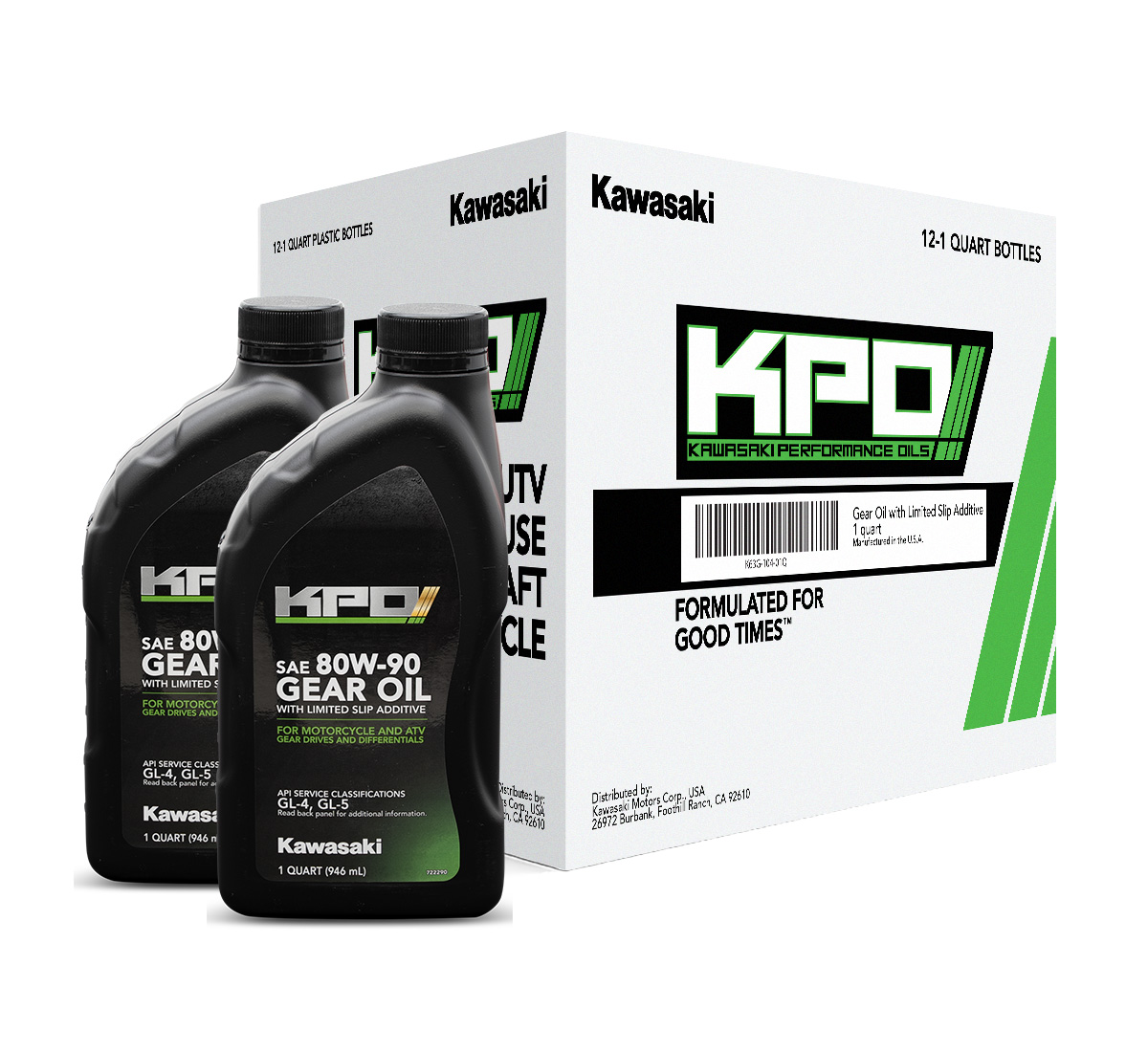 KPO Gear Oil with Limited Slip Additive