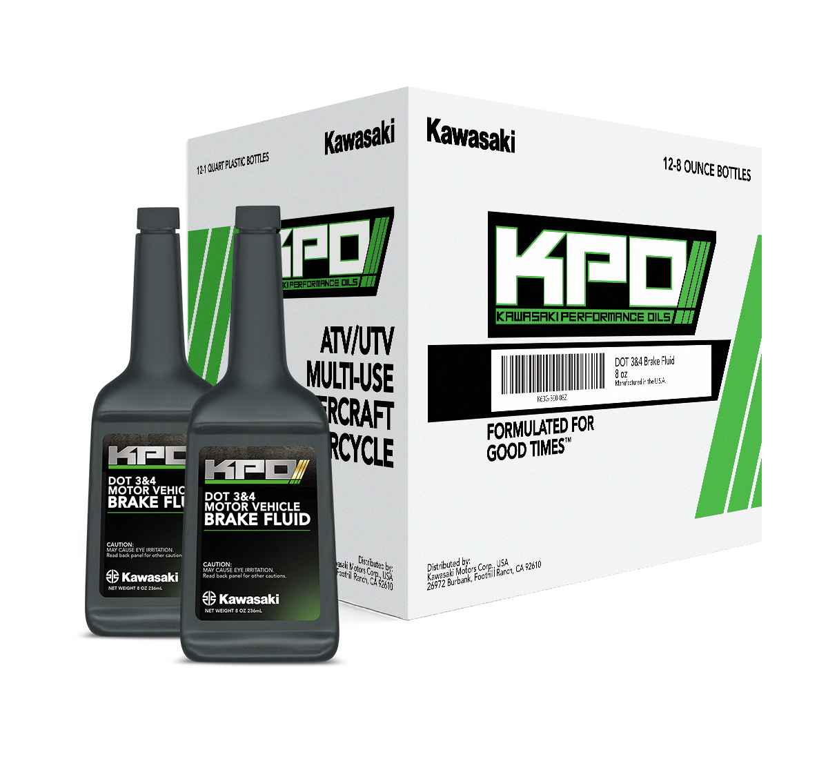 KPO Dot 3&4 Brake Fluid