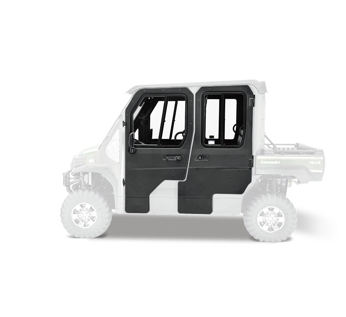 MULE PRO-DXT™ EPS LE Hard Cab Enclosure, Front Door Set | Kawasaki