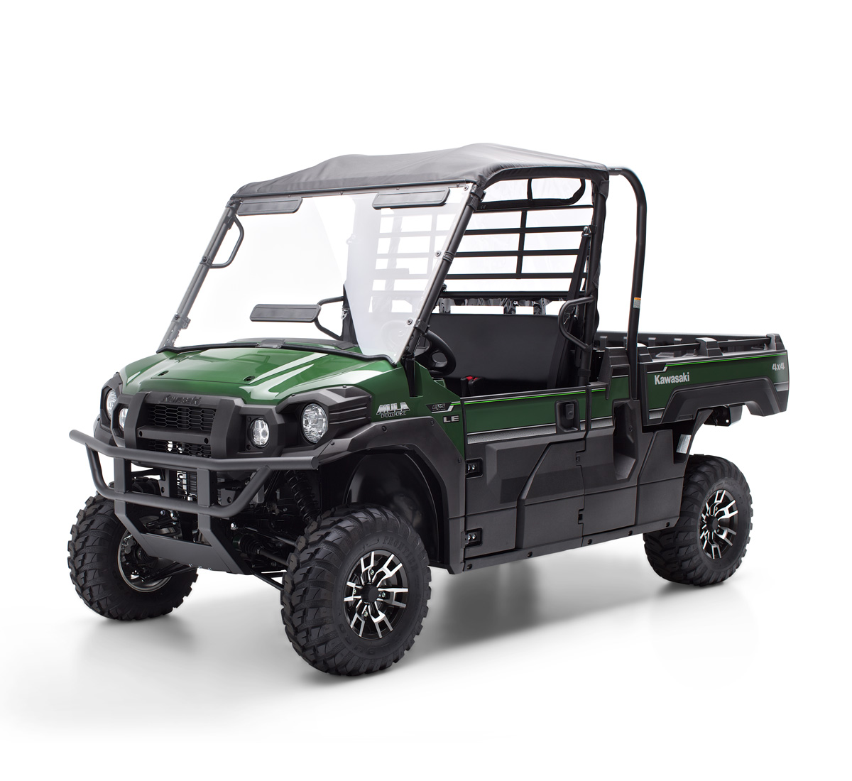 Soft Cab Enclosure, Roof and Back, Black
