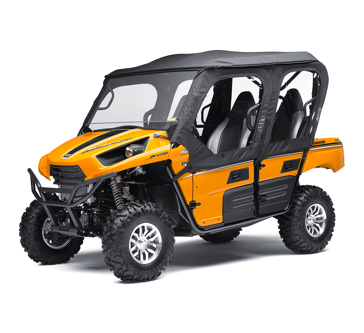 Soft Cab Enclosure, Roof and Back, Black
